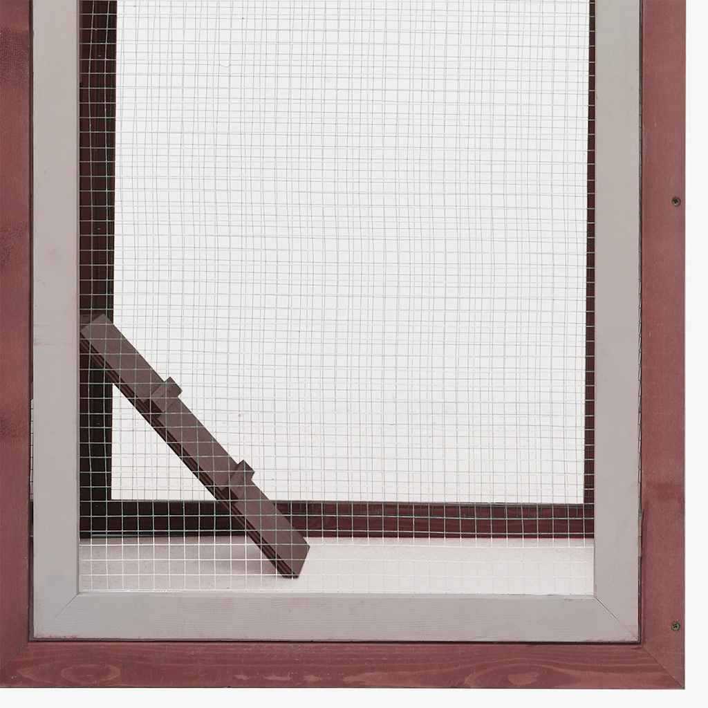 Pollaio Moca 170x81x110 cm in Legno Massello di Pino e Abete