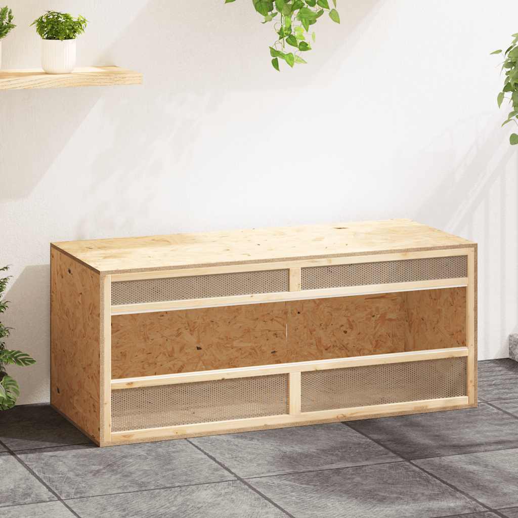 Terrario in Legno Multistrato 120x50x50 cm