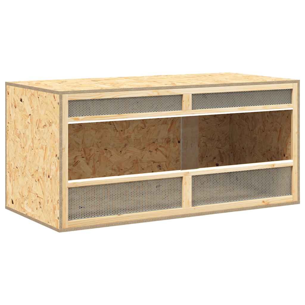 Terrario in Legno Multistrato 100x47x47 cm