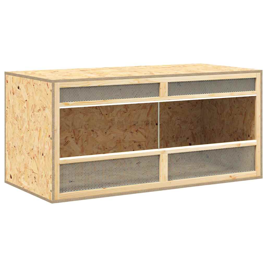 Terrario in Legno Multistrato 100x47x47 cm