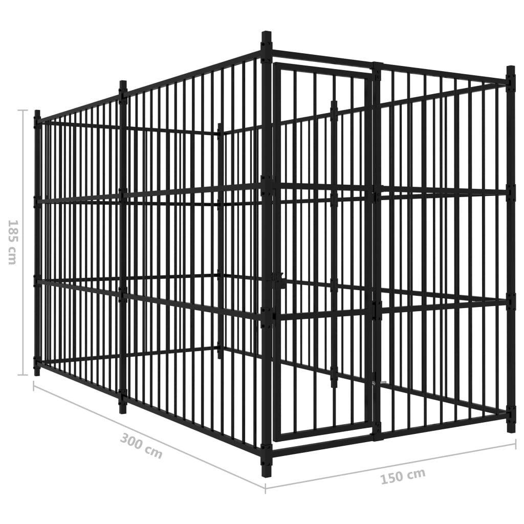 Canile da Esterno 300x150x185 cm