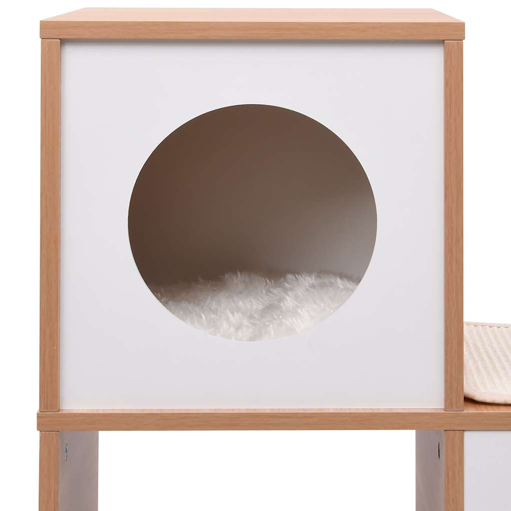 Cuccia per Gatti con Tappeto Tiragraffi in Sisal 100 cm