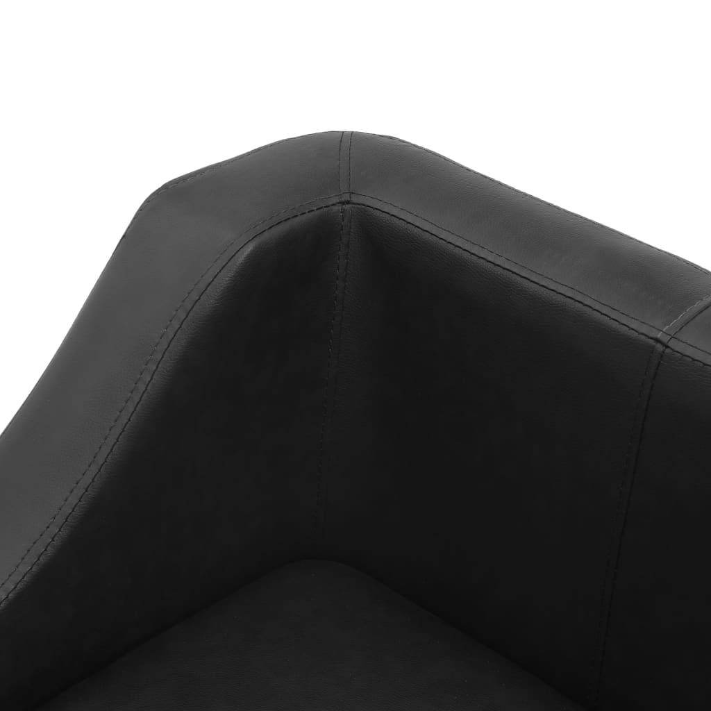 Divano per Cani Nero 67x52x40 cm in Similpelle