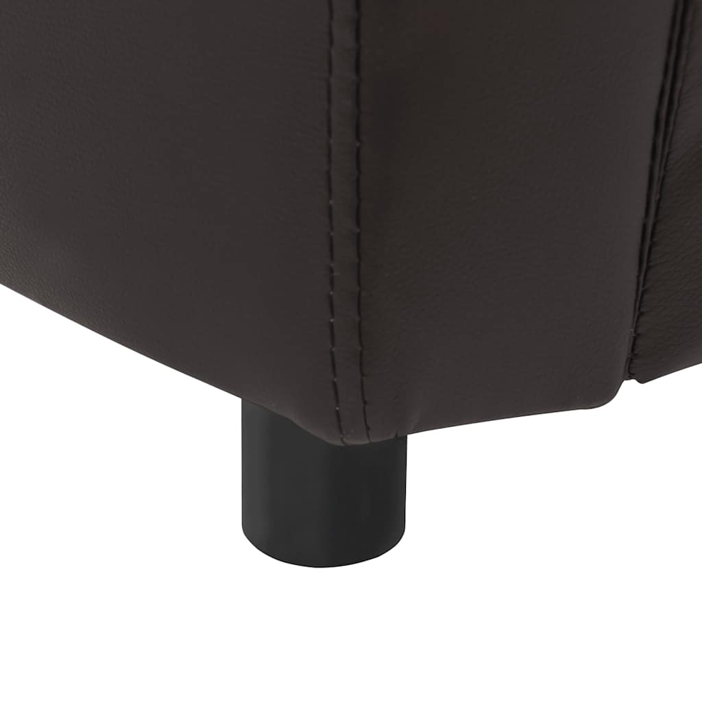 Divano per Cani Marrone 67x41x39 cm in Similpelle