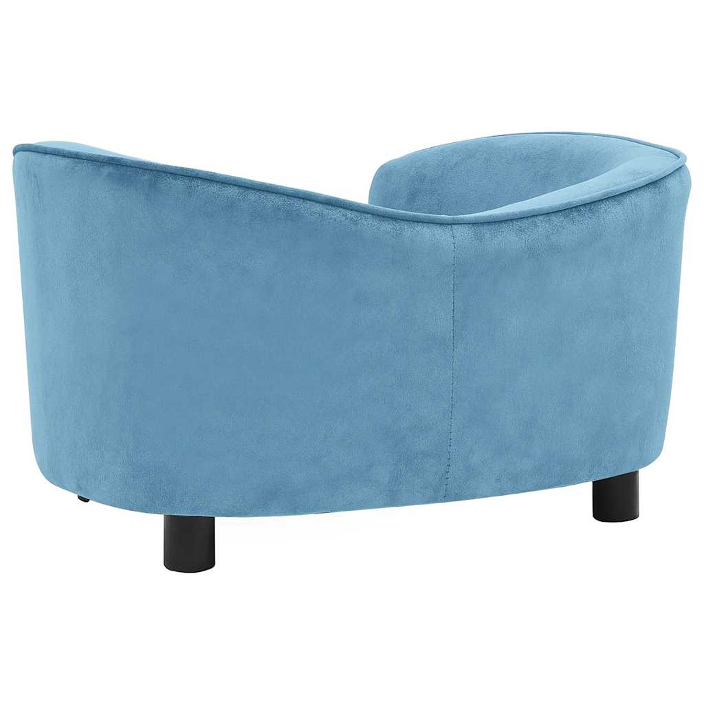 Divano per Cani Turchese 69x49x40 cm in Peluche