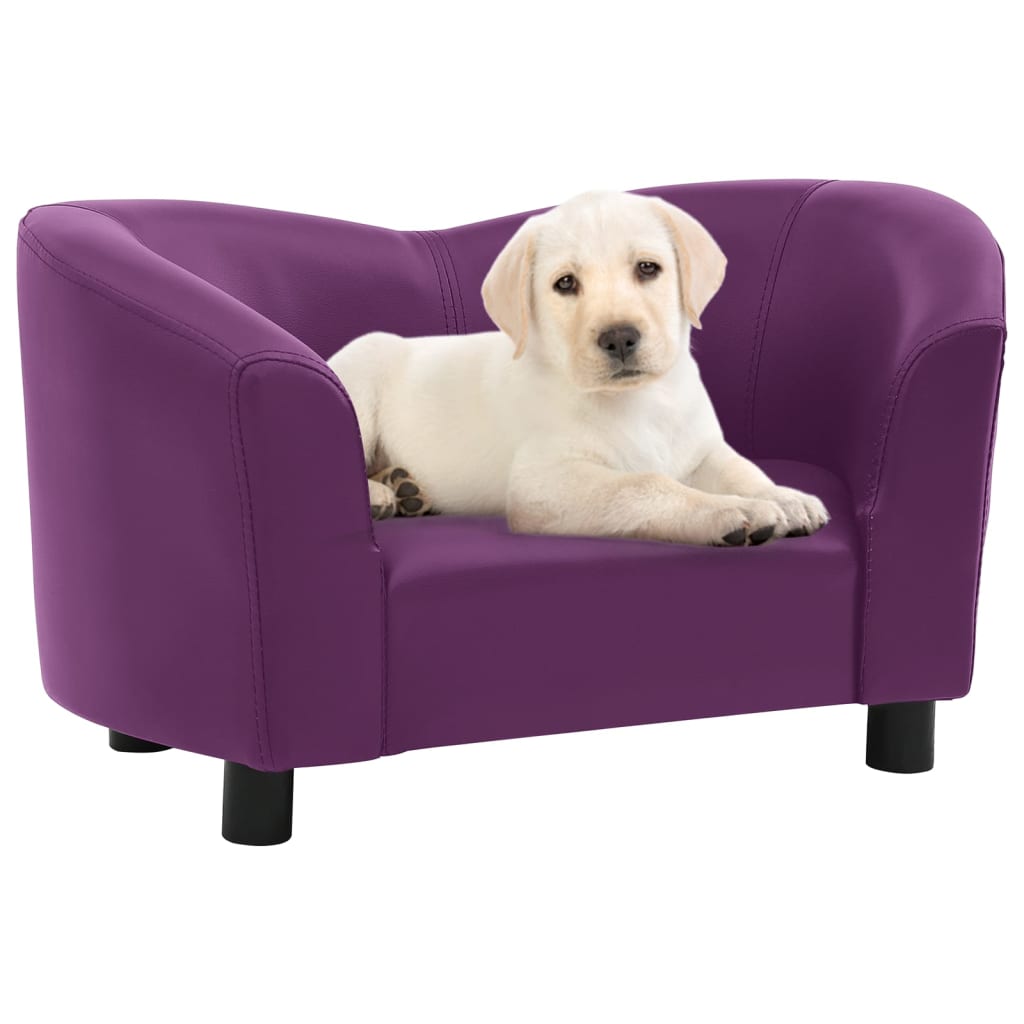 Divano per Cani Borgogna 67x41x39 cm in Similpelle