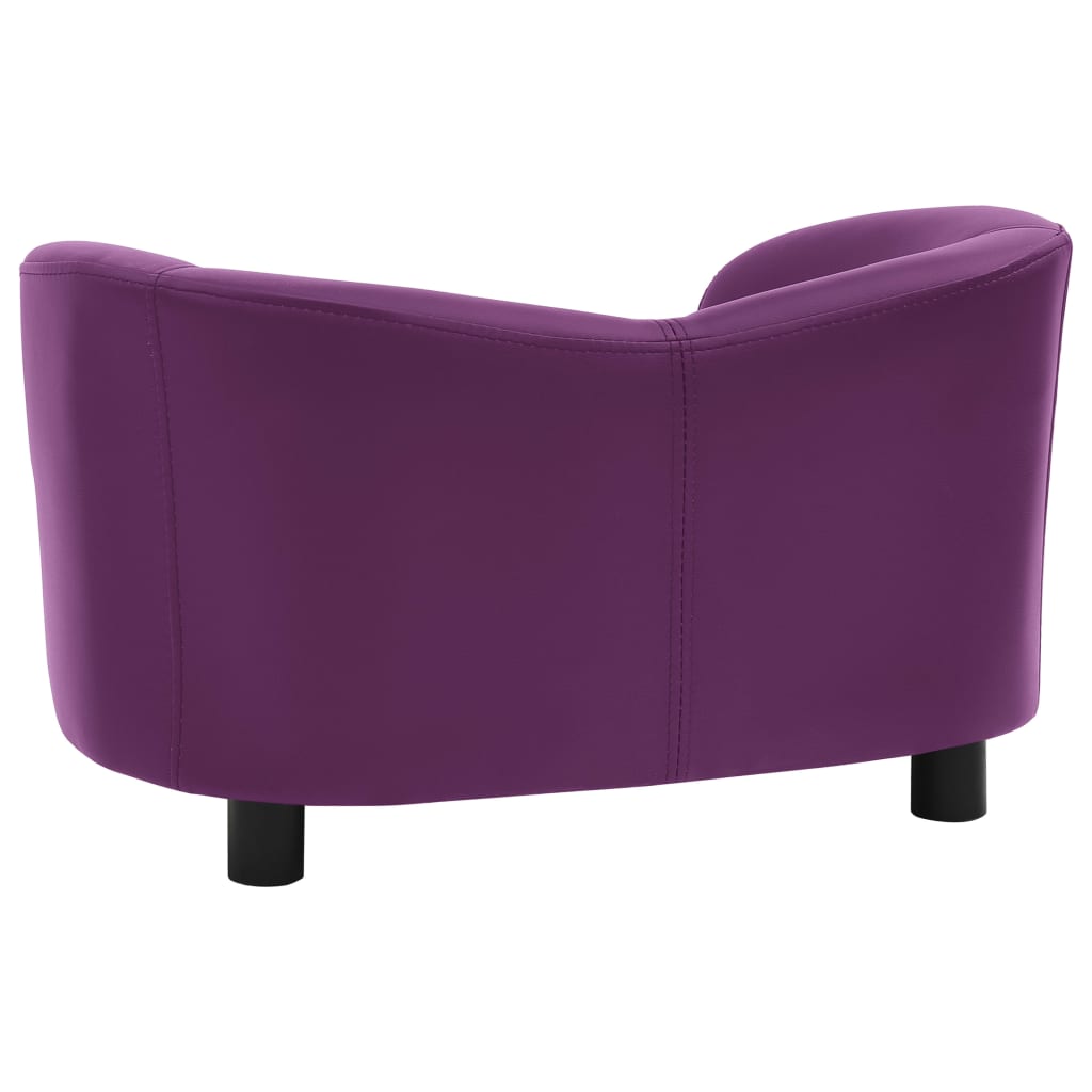 Divano per Cani Borgogna 67x41x39 cm in Similpelle