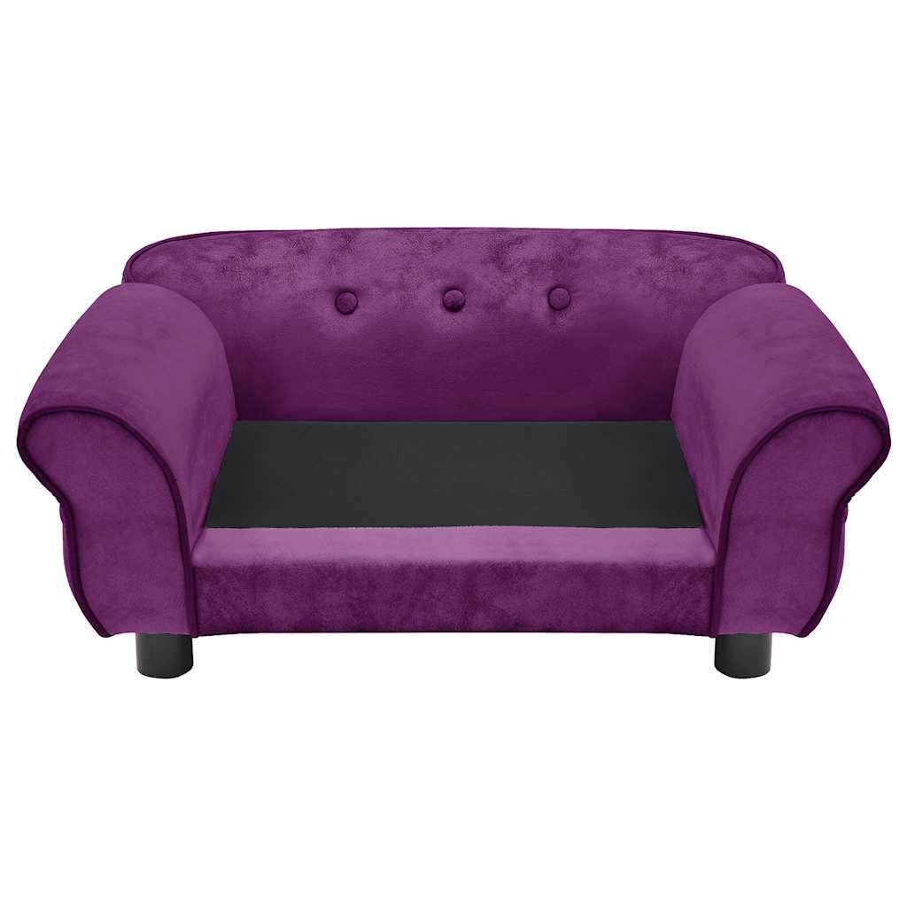 Divano per Cani Borgogna 72x45x30 cm in Peluche