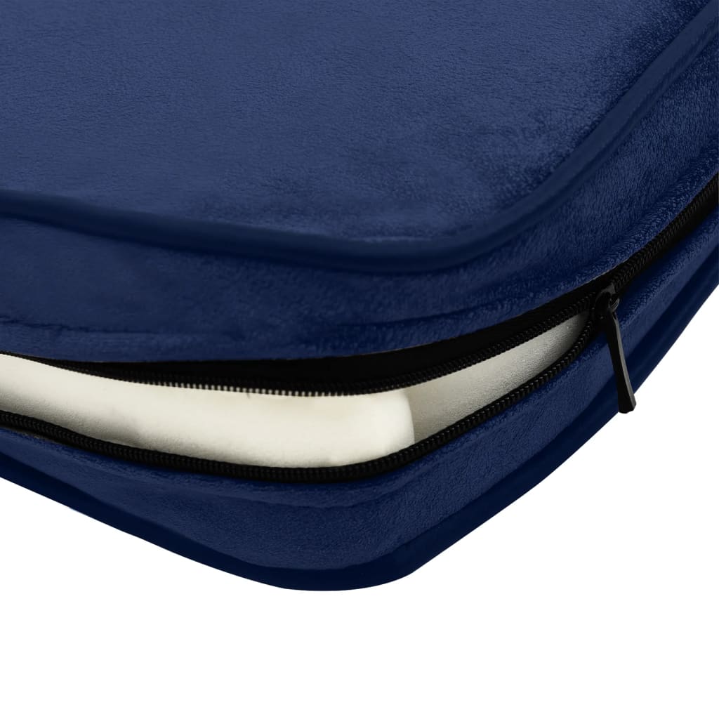 Divano per Cani Blu 81x43x31 cm in Peluche e Similpelle