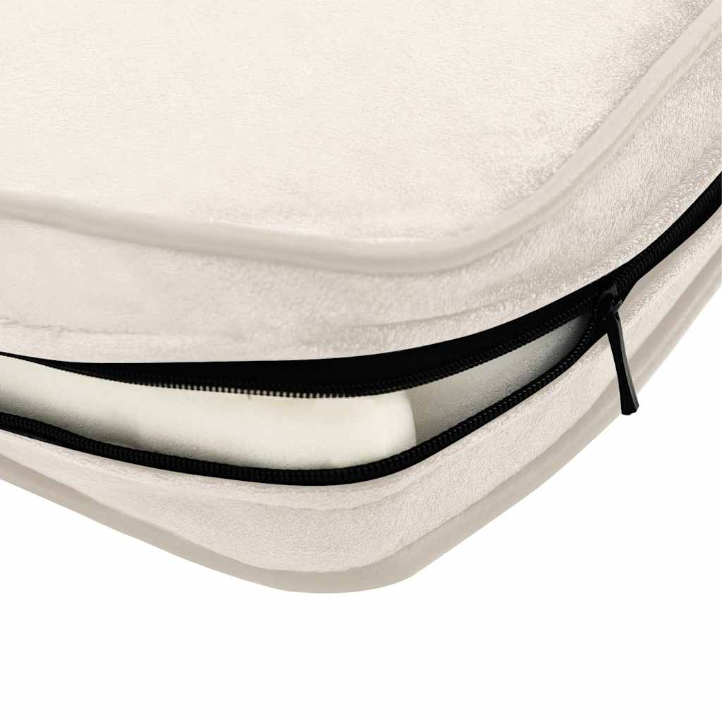 Divano per Cani Crema 81x43x31 cm in Peluche e Similpelle