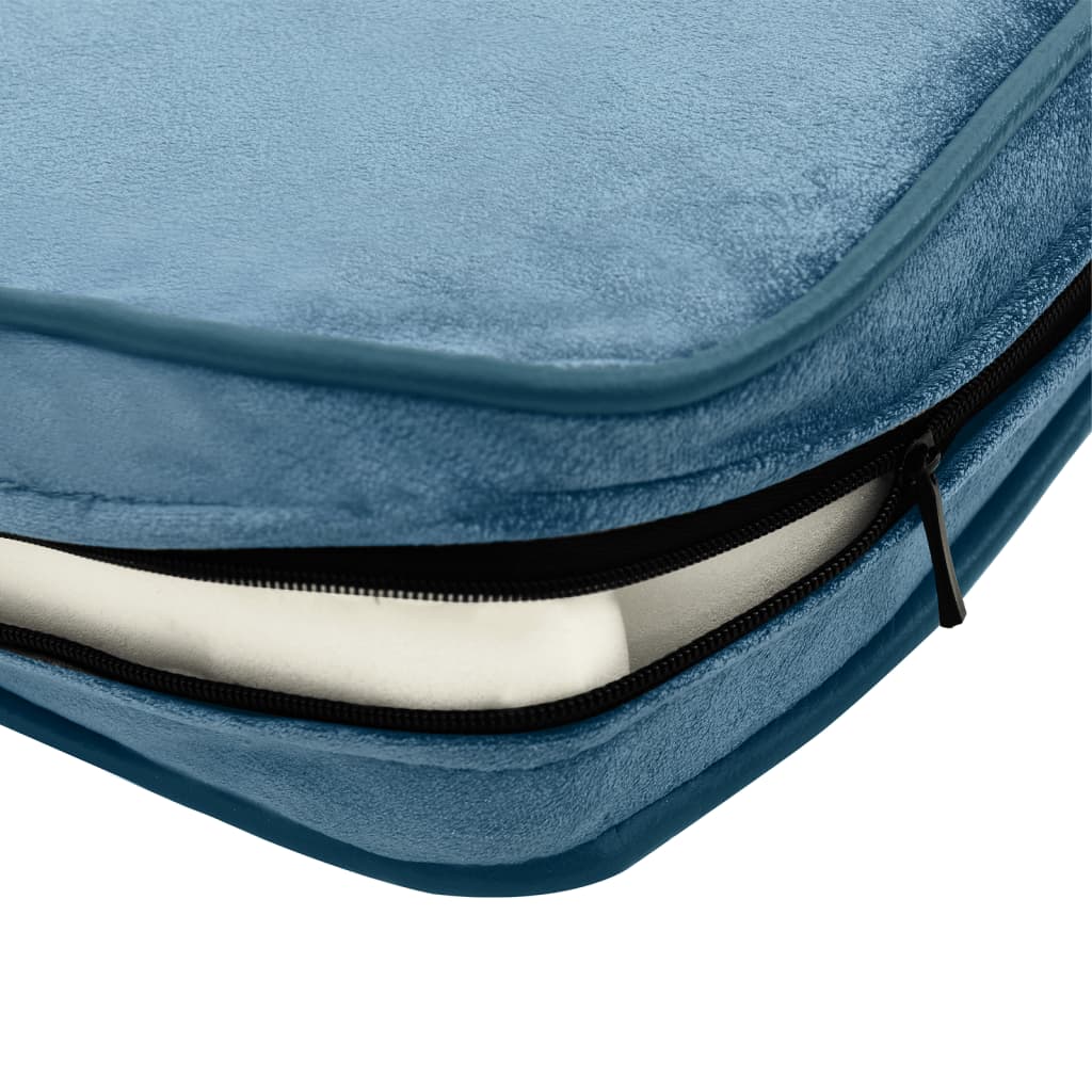 Divano per Cani Blu 81x43x31 cm in Peluche e Similpelle