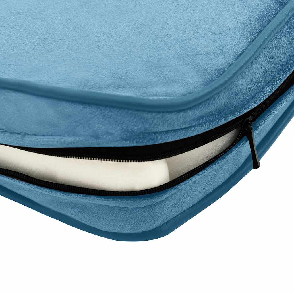 Divano per Cani Turchese 48x48x32 cm in Peluche e Similpelle