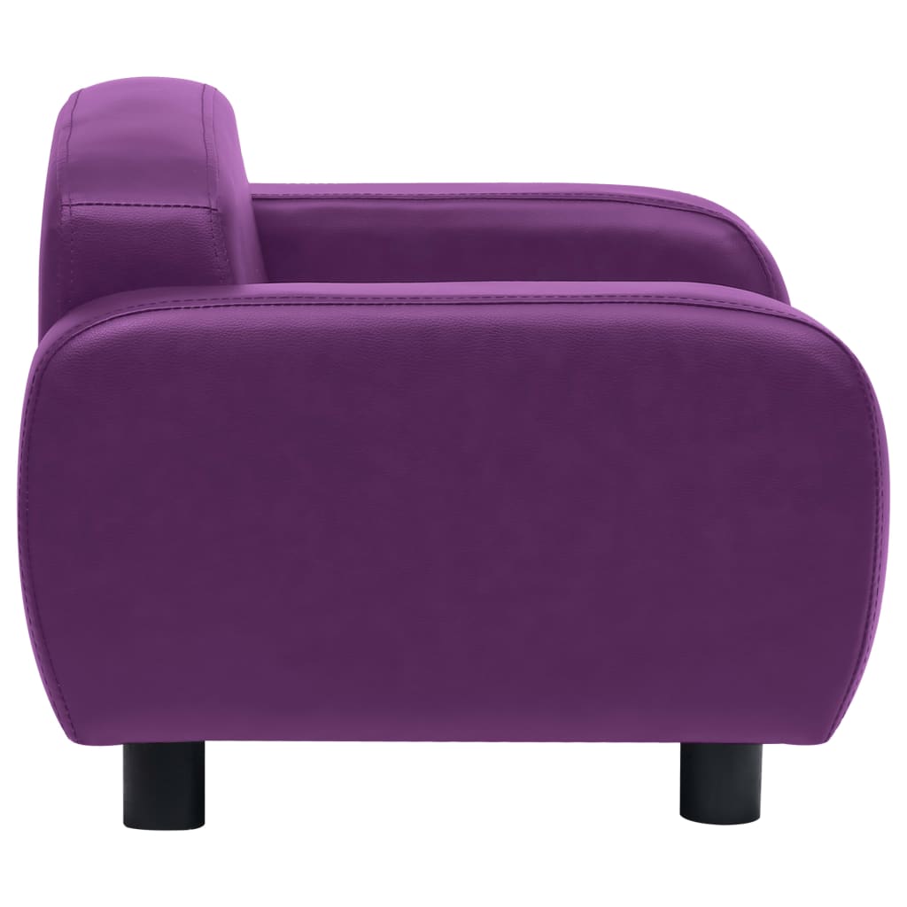 Divano per Cani Borgogna 80x50x40 cm in Similpelle