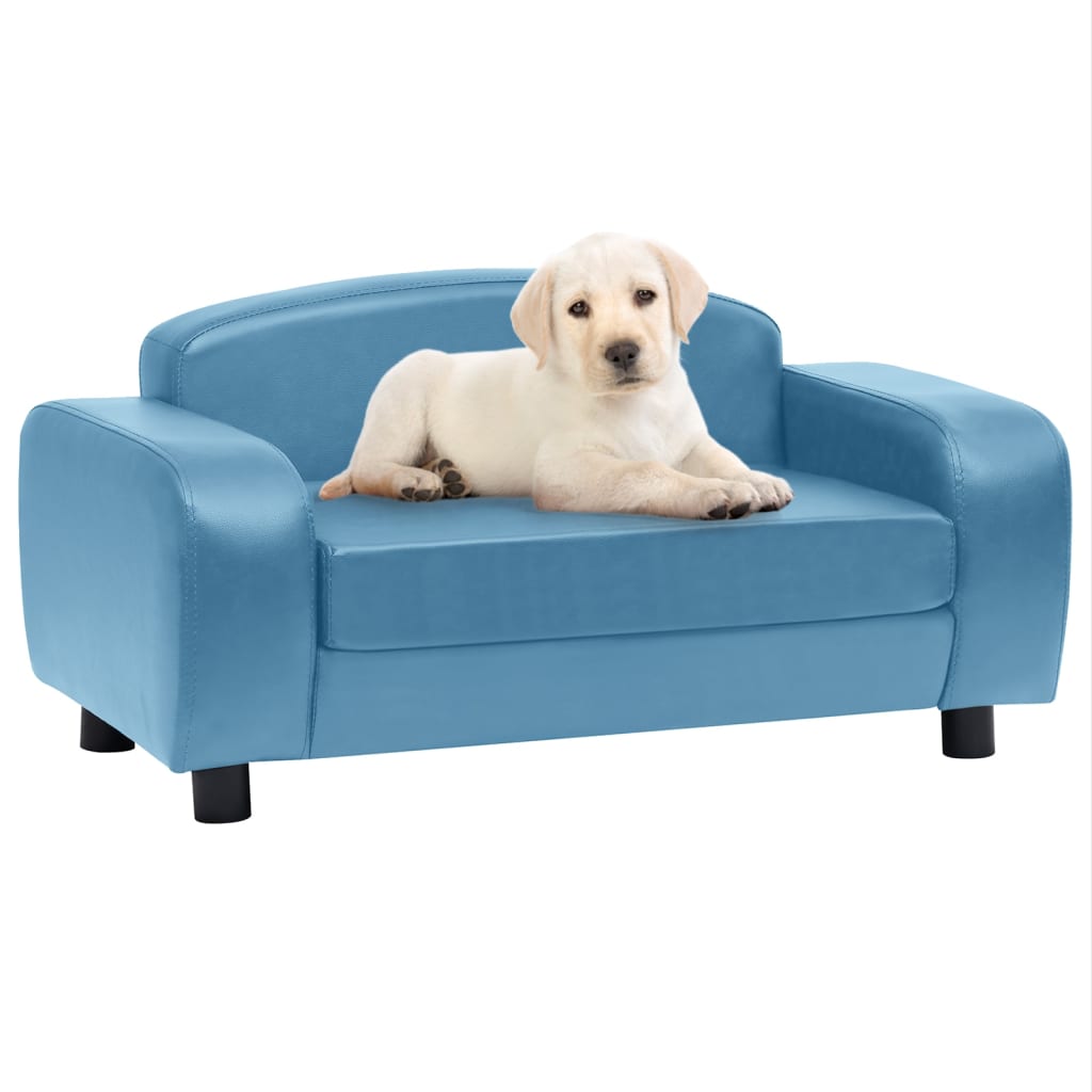 Divano per Cani Turchese 80x50x40 cm in Similpelle