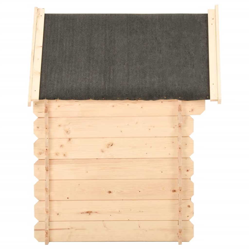 Cuccia per Cani 80x80x100,6 cm in Legno Massello di Pino