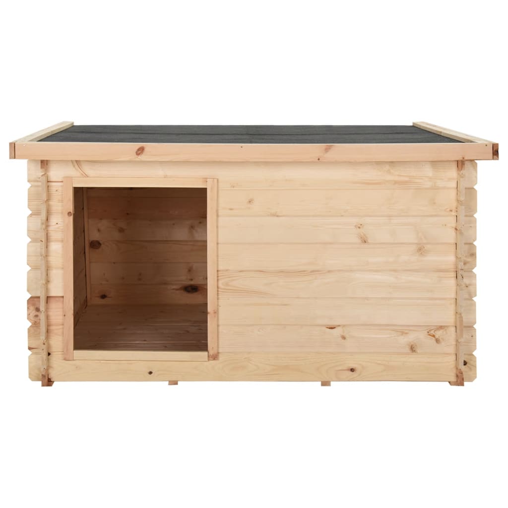 Cuccia per Cani 150x150x82,6 cm in Legno Massello di Pino 14 mm