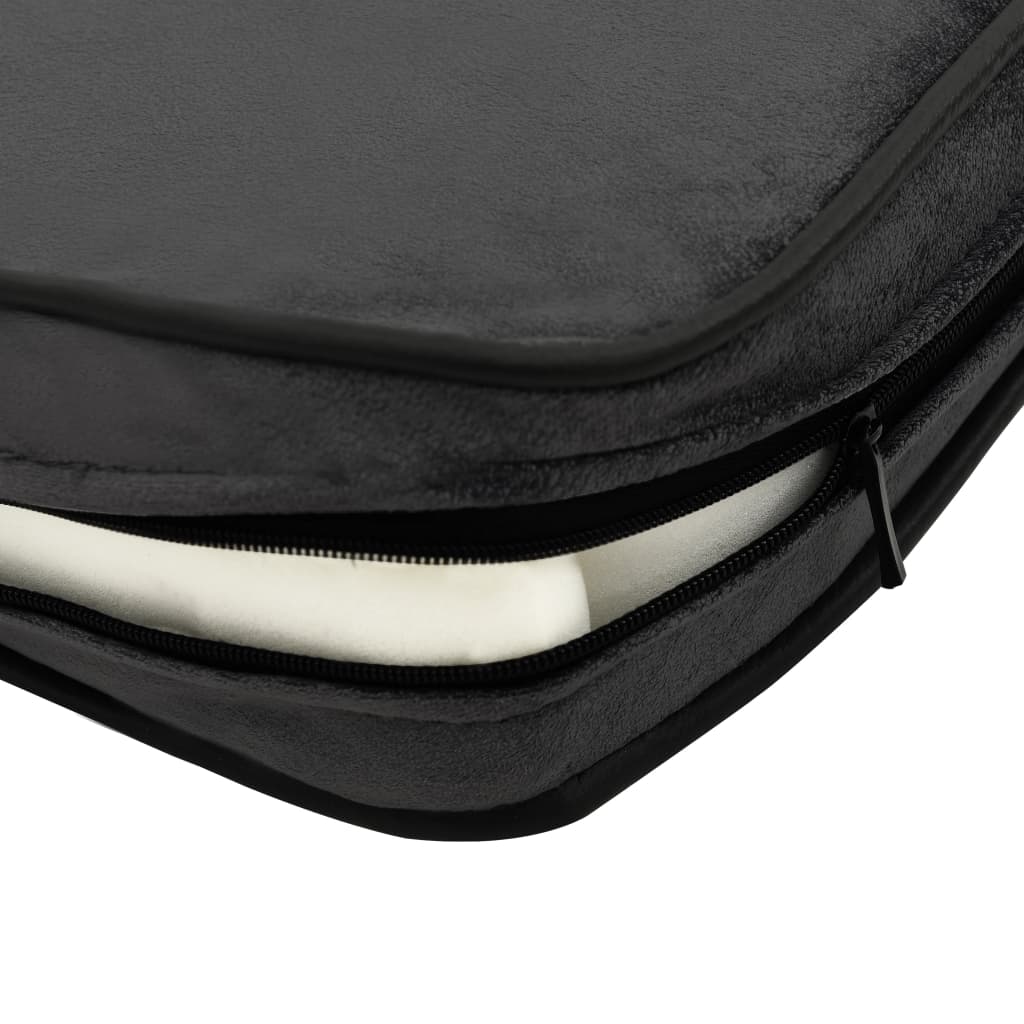 Divano Cani Cuscino Grigio Scuro 60x43x30cm Peluche Similpelle