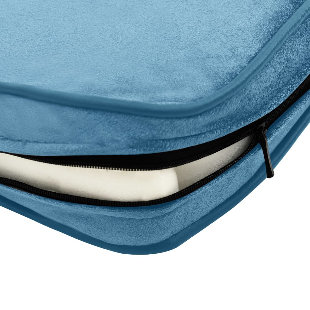 Divano per Cani Cuscino Turchese 60x43x30cm Peluche Similpelle