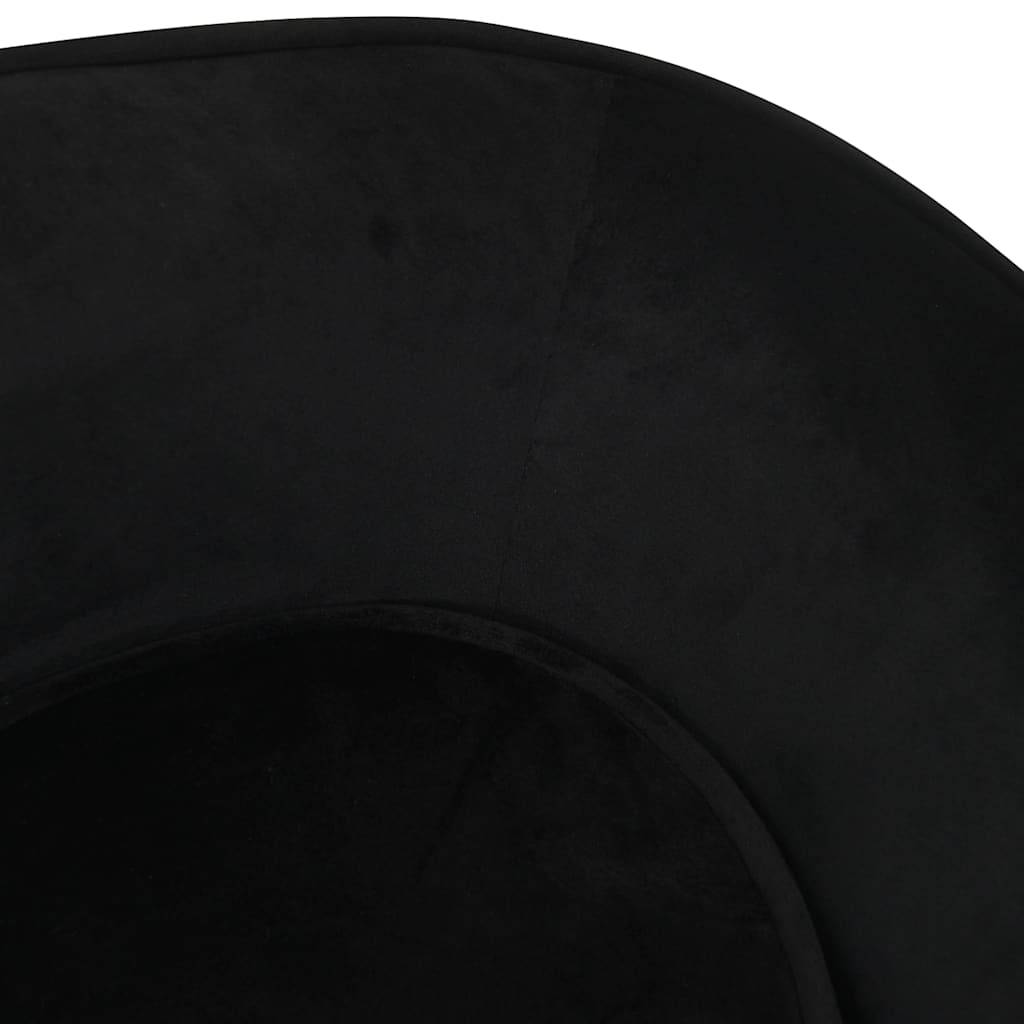 Divano per Cani Nero 67x47x36 cm in Peluche