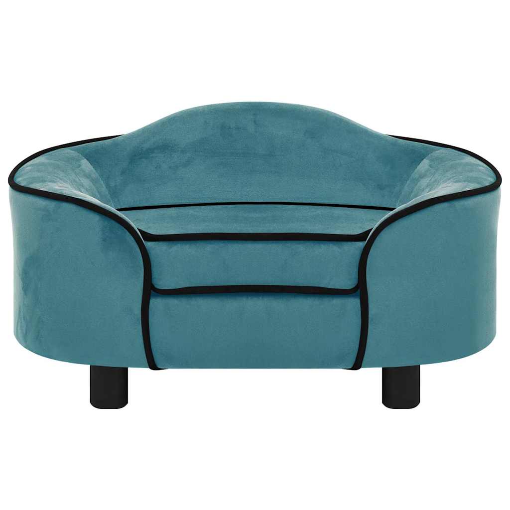 Divano per Cani Turchese 67x47x36 cm in Peluche
