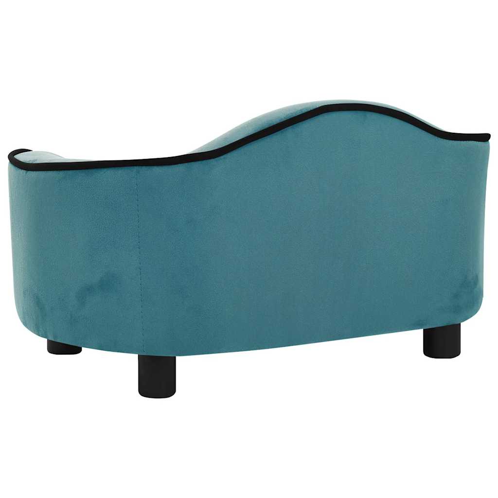 Divano per Cani Turchese 67x47x36 cm in Peluche