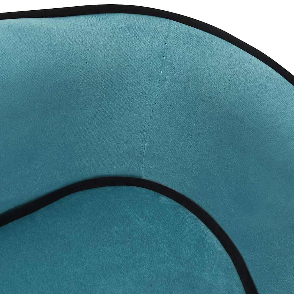 Divano per Cani Turchese 67x47x36 cm in Peluche