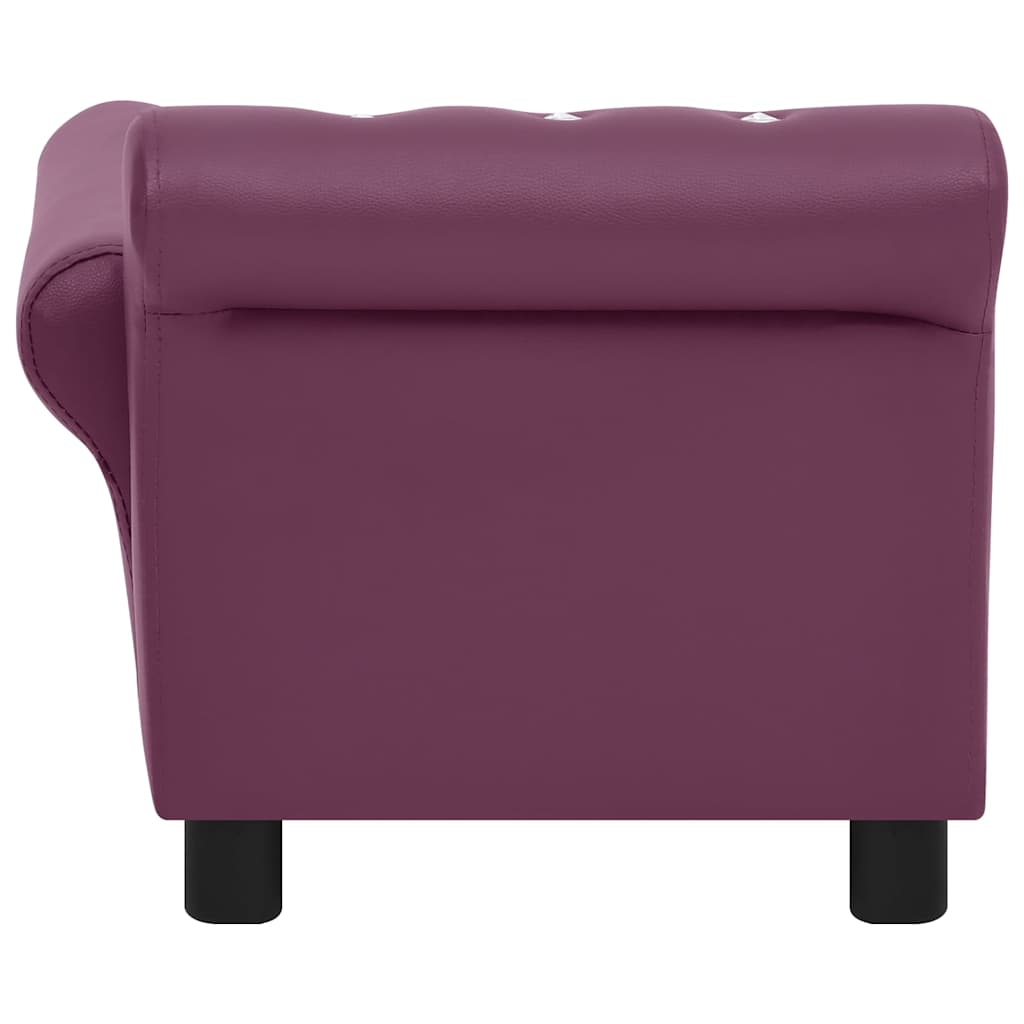Divano per Cani Borgogna 83x45x42 cm in Similpelle