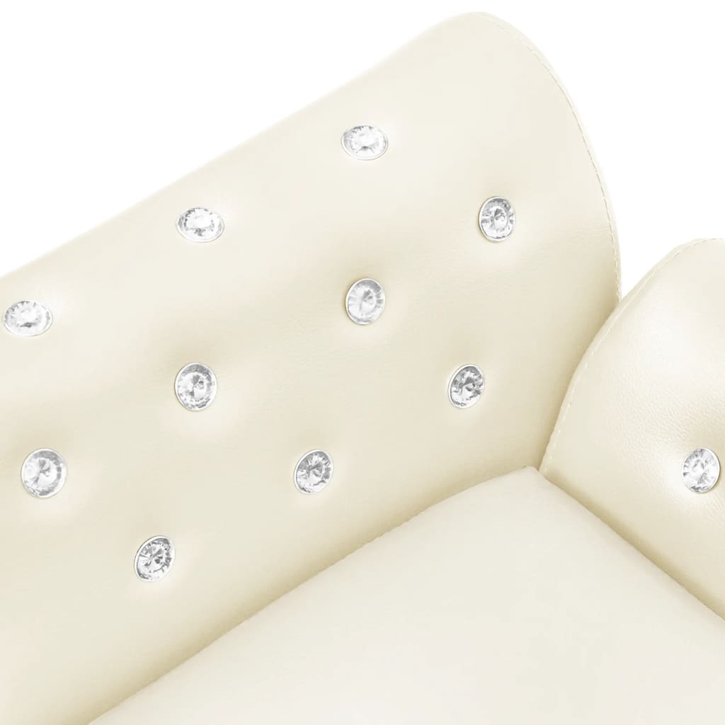 Divano per Cani Crema 83x45x42 cm in Similpelle