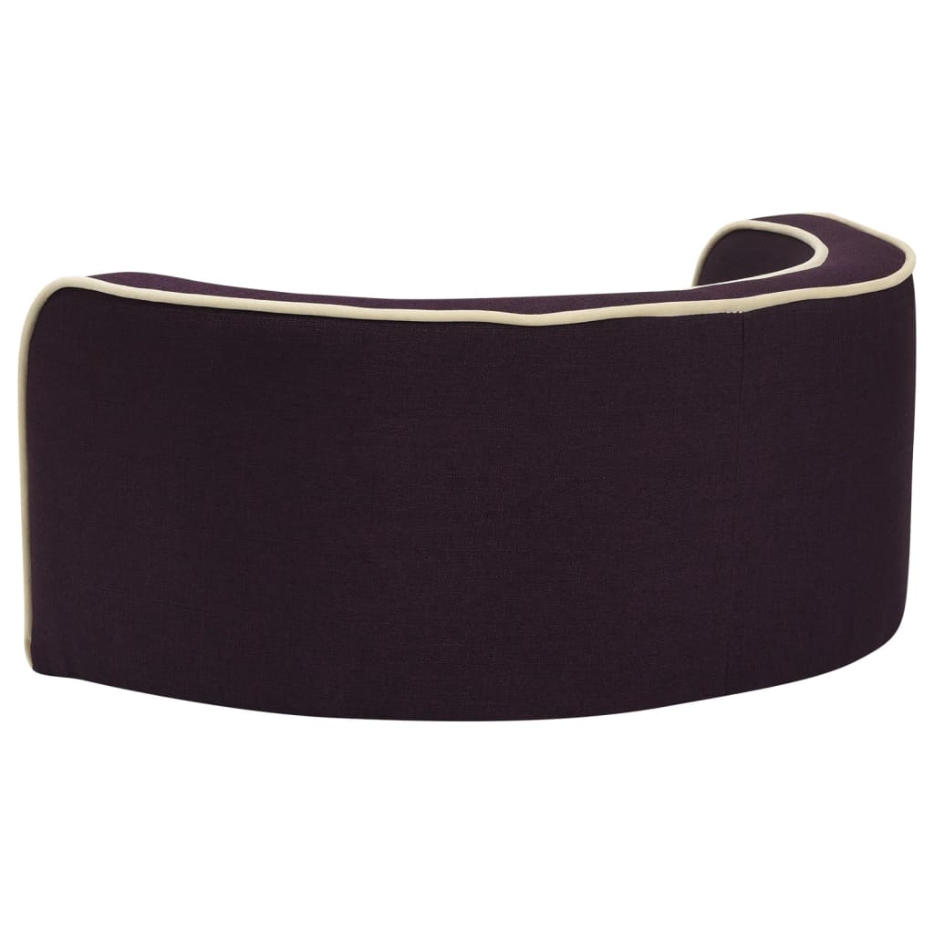 Divano Cani Pieghevole Bordeaux 73x67x26cmCuscino Lino Lavabile