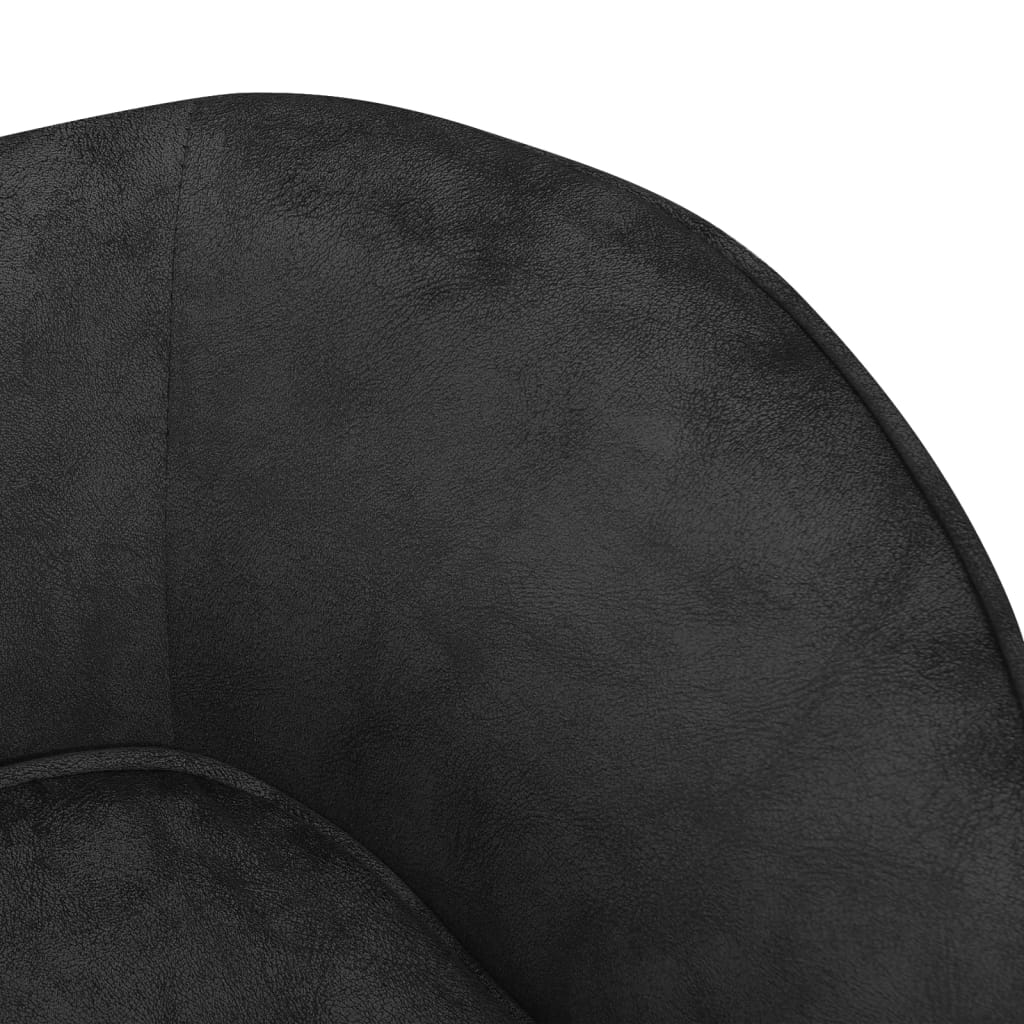 Divano per Cani Nero 66x43x40 cm in Peluche