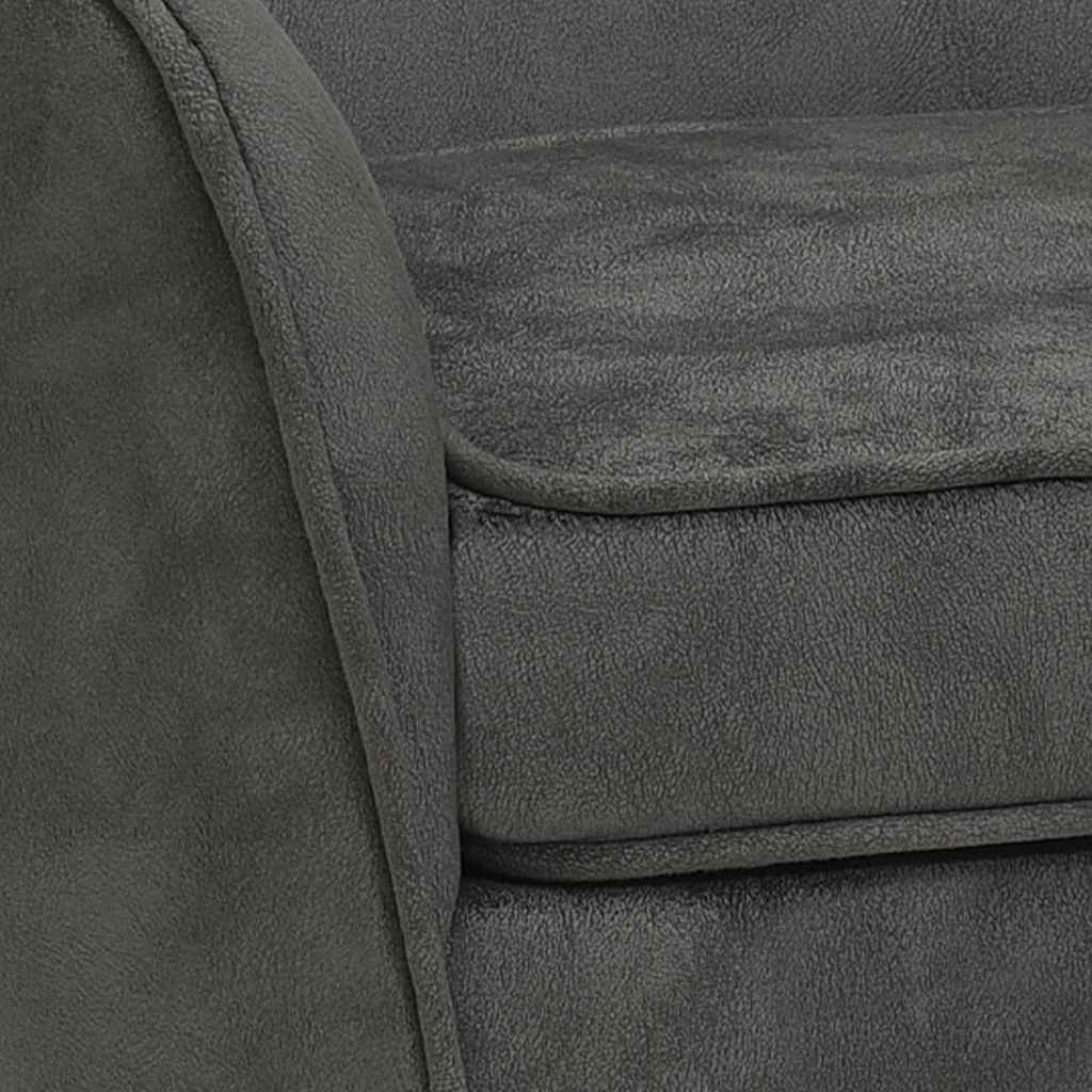 Divano per Cani Grigio Scuro 66x43x40 cm in Peluche