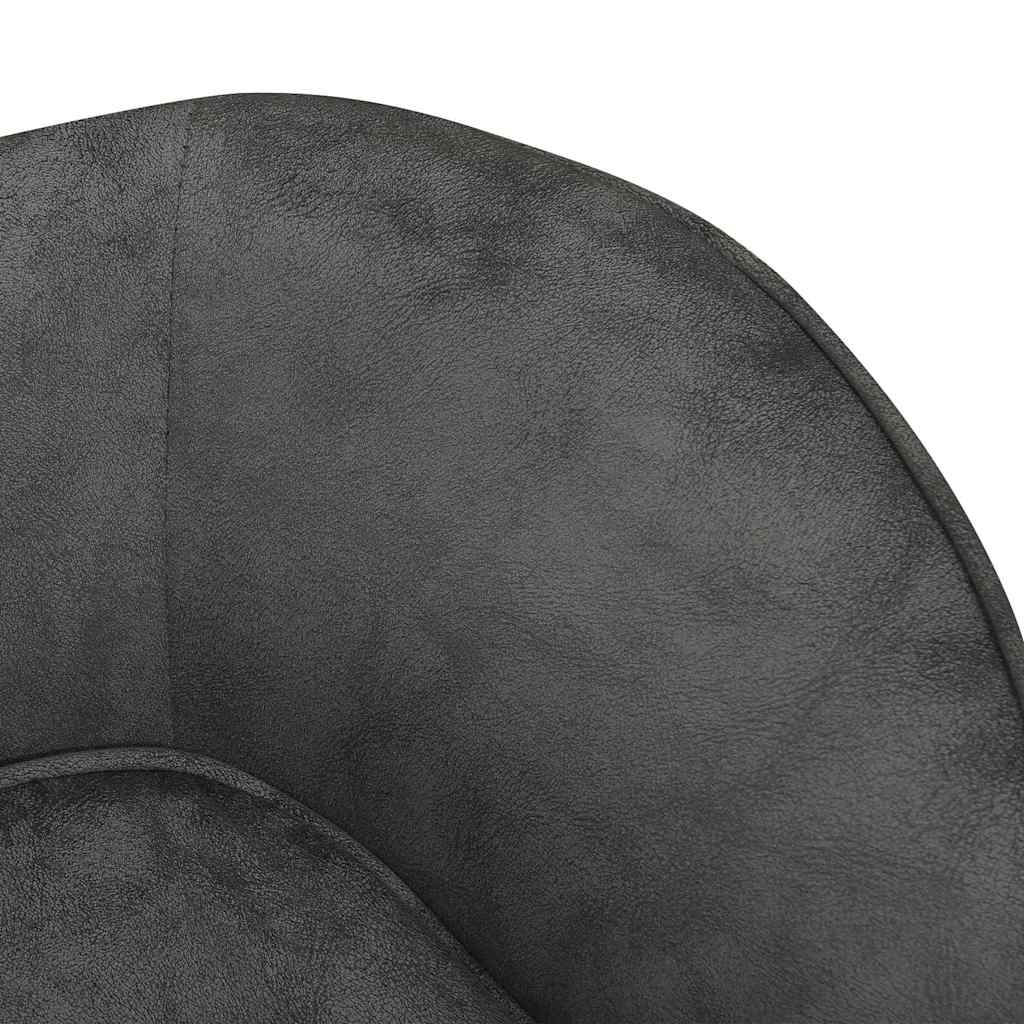 Divano per Cani Grigio Scuro 66x43x40 cm in Peluche