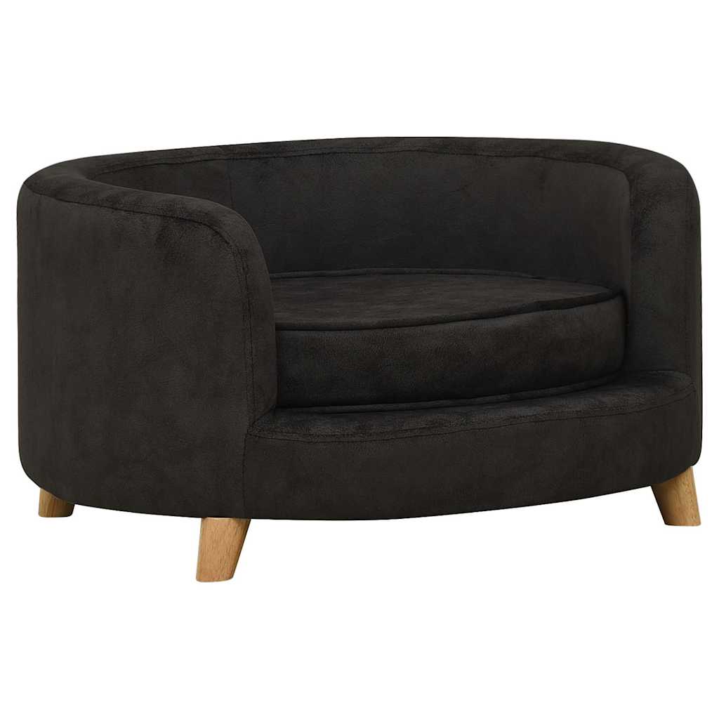 Divano per Cani Nero 69x69x36 cm in Peluche