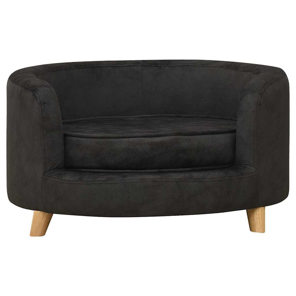 Divano per Cani Nero 69x69x36 cm in Peluche