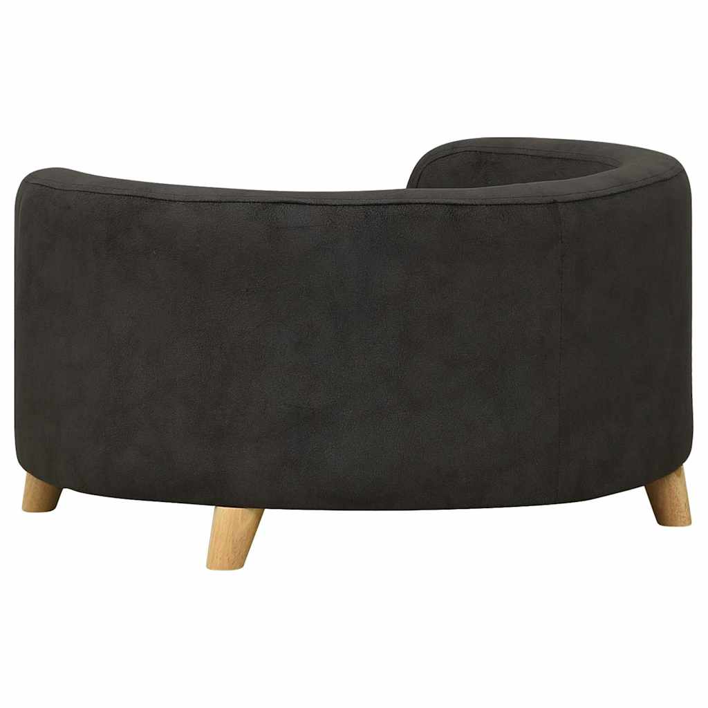 Divano per Cani Nero 69x69x36 cm in Peluche