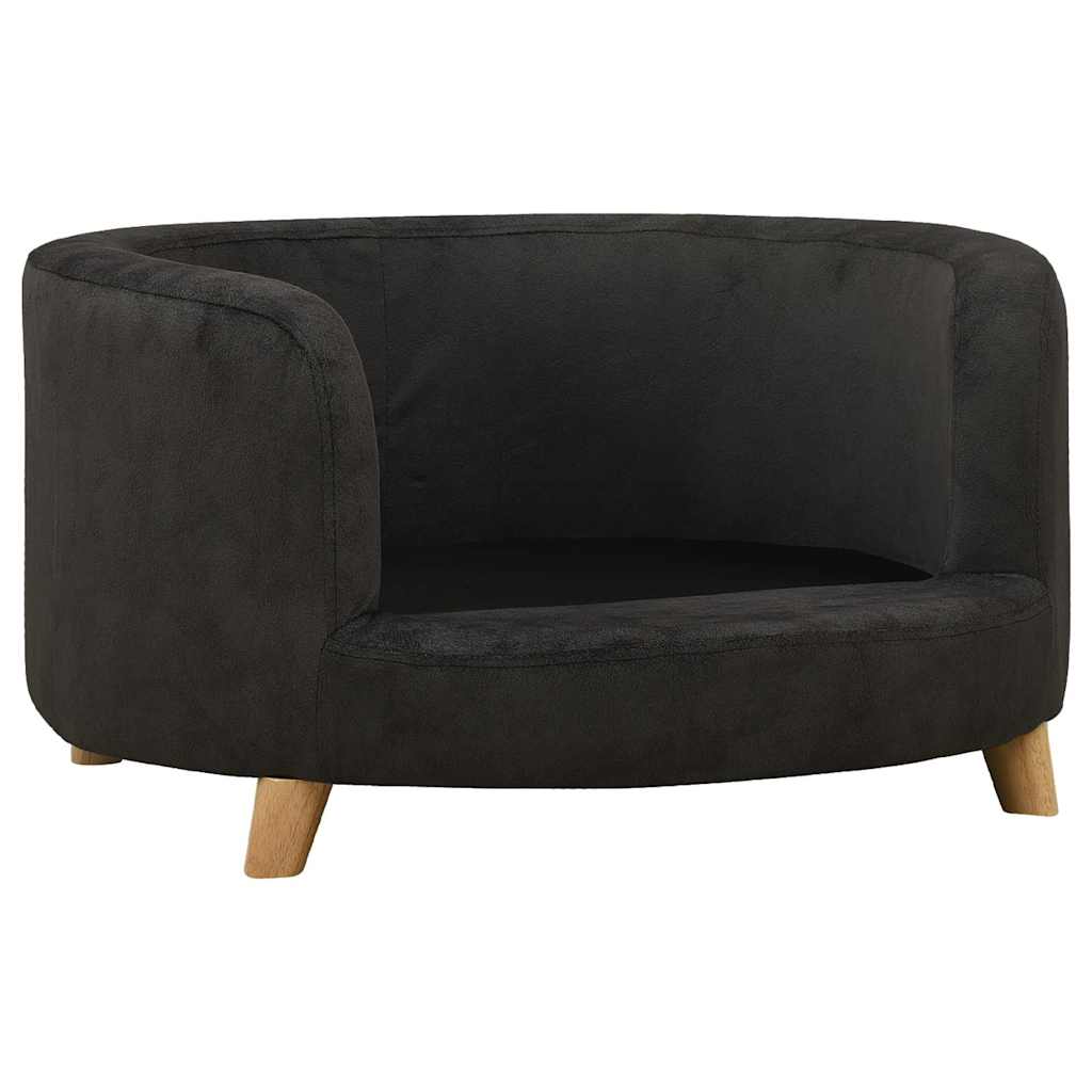 Divano per Cani Nero 69x69x36 cm in Peluche