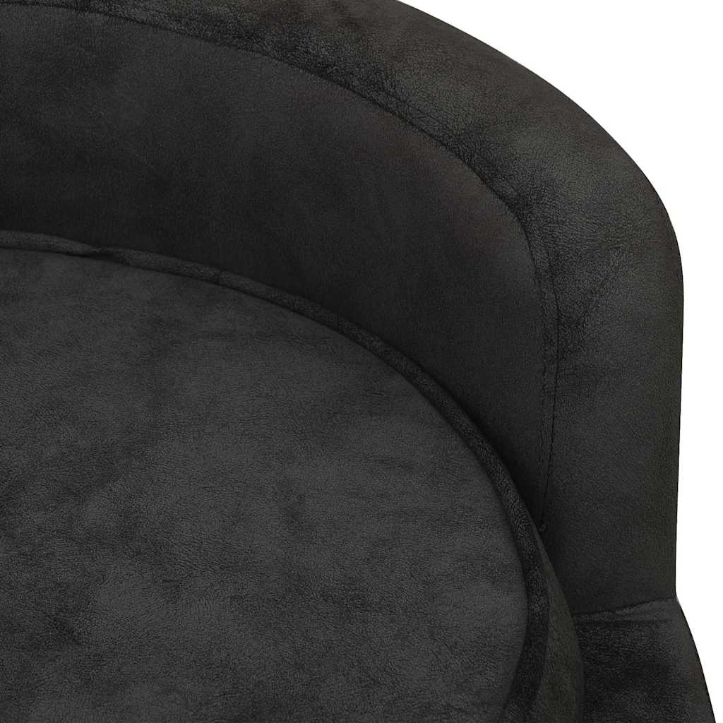 Divano per Cani Nero 69x69x36 cm in Peluche