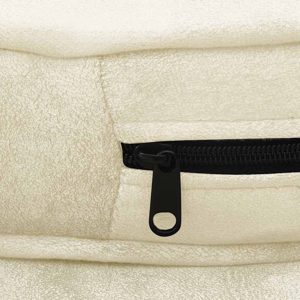 Divano per Cani Crema 69x69x36 cm in Peluche
