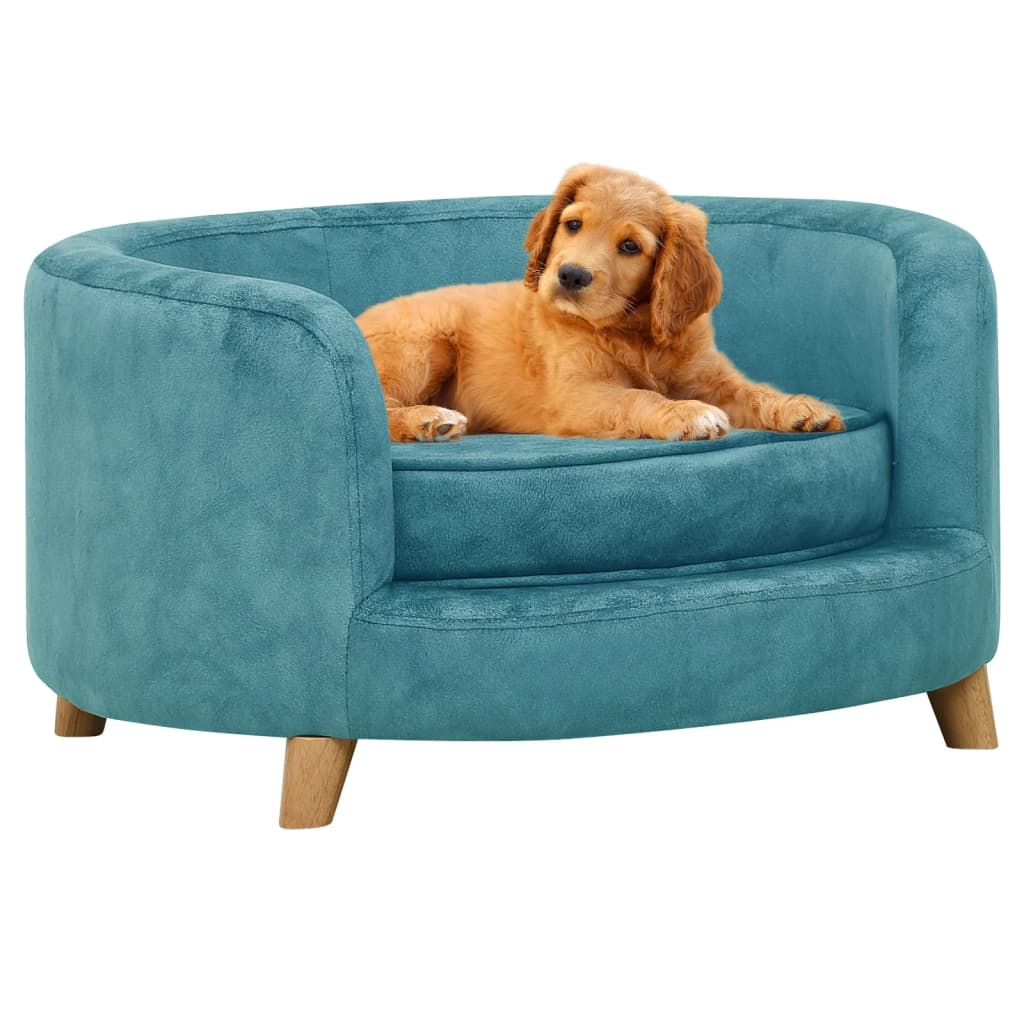 Divano per Cani Turchese 69x69x36 cm in Peluche