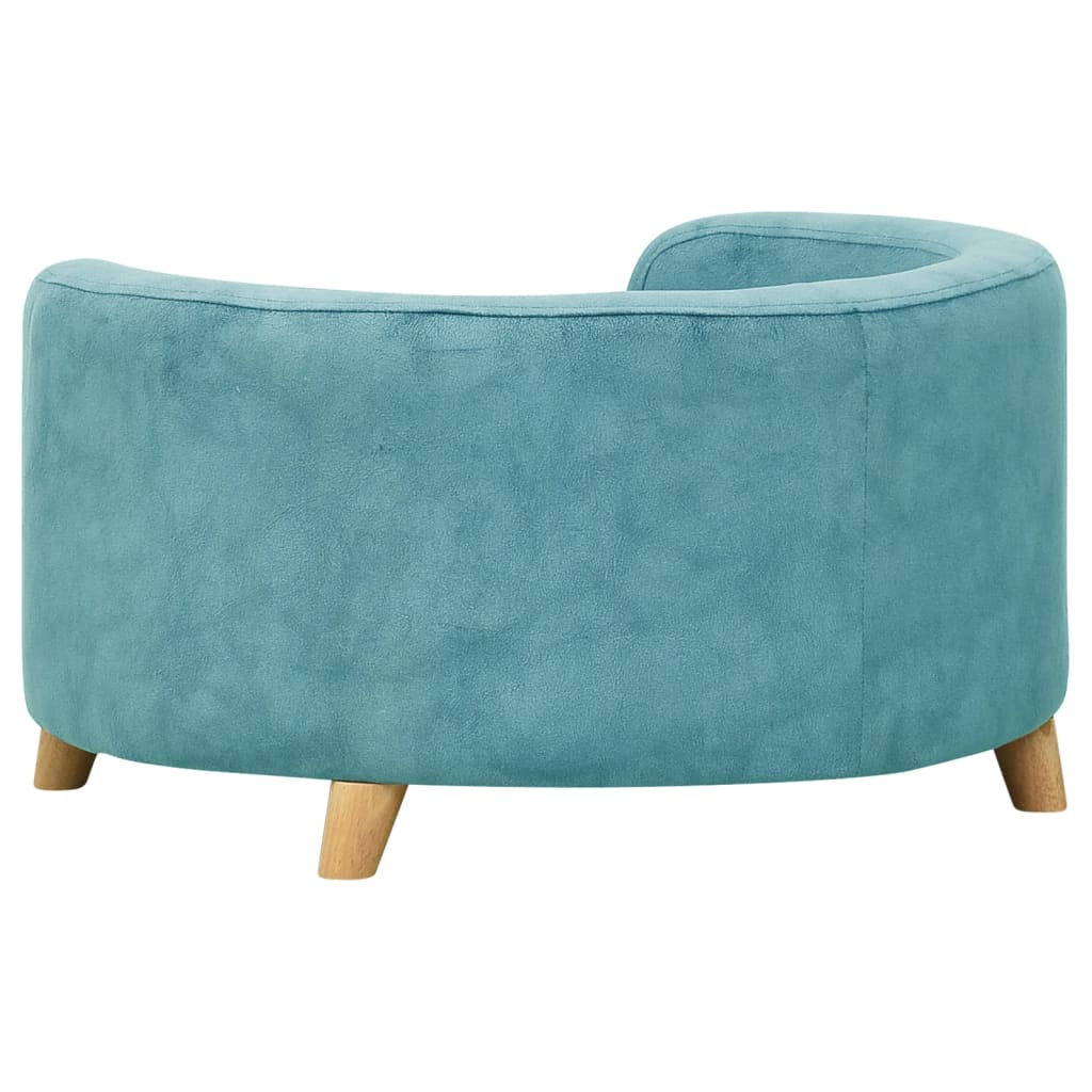 Divano per Cani Turchese 69x69x36 cm in Peluche