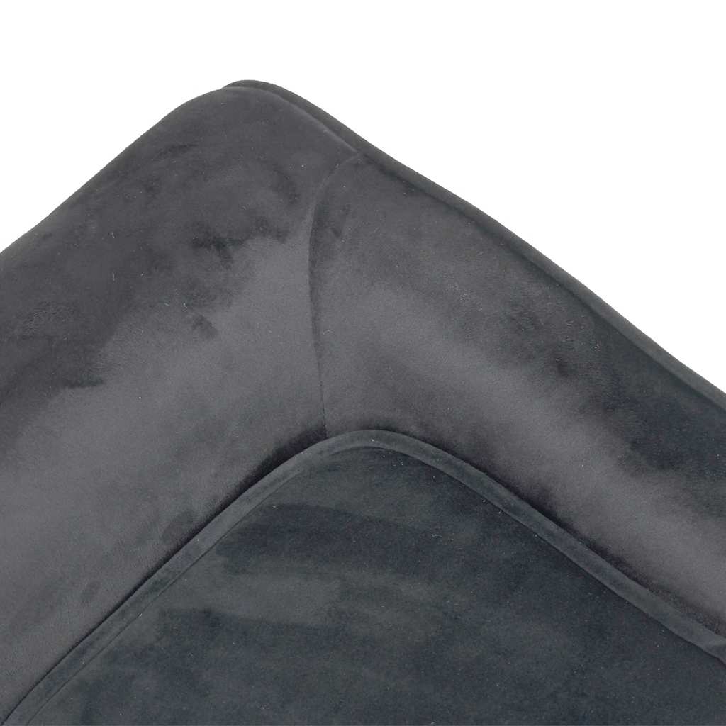 Divano per Cani Grigio Scuro 57x34x36 cm in Peluche