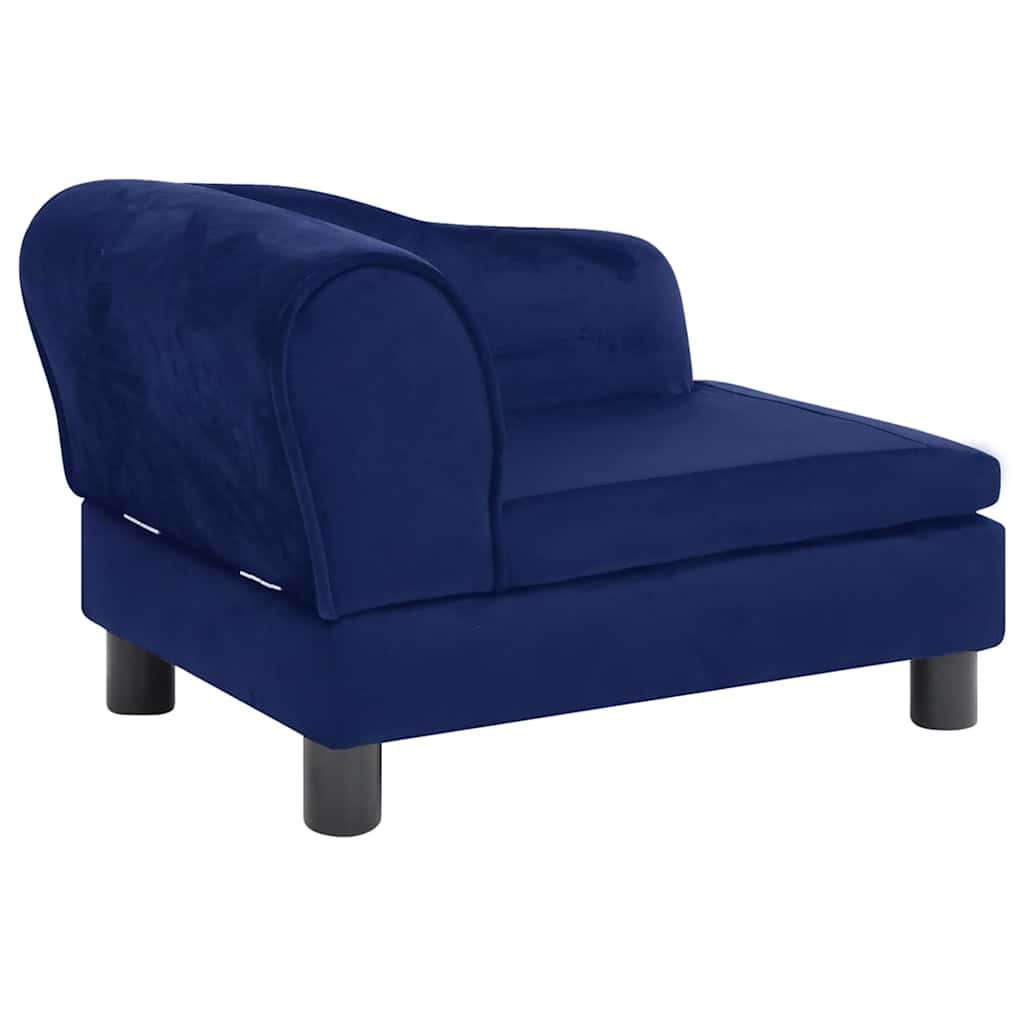 Divano per Cani Blu 57x34x36 cm in Peluche