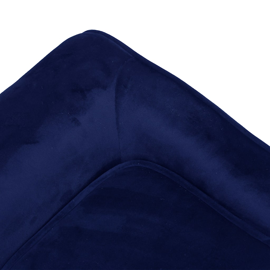 Divano per Cani Blu 57x34x36 cm in Peluche