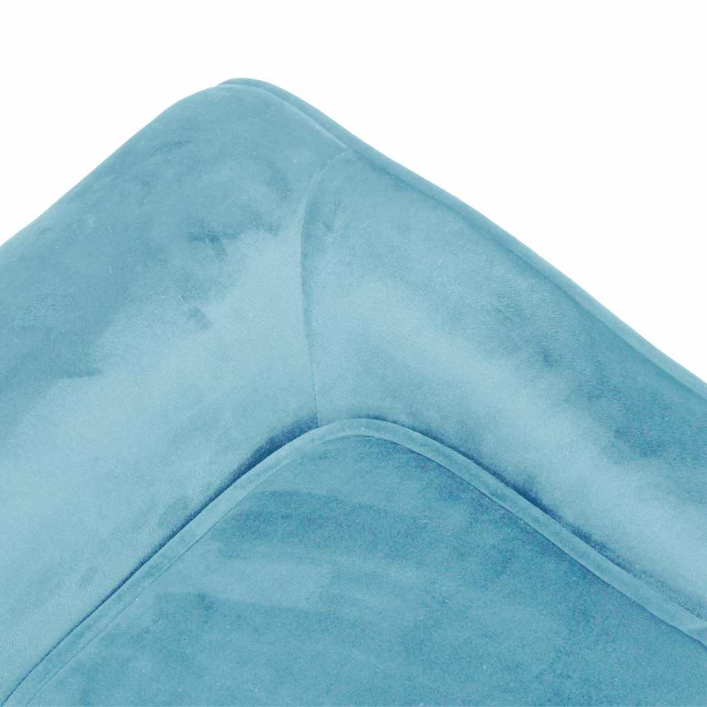 Divano per Cani Turchese 57x34x36 cm in Peluche
