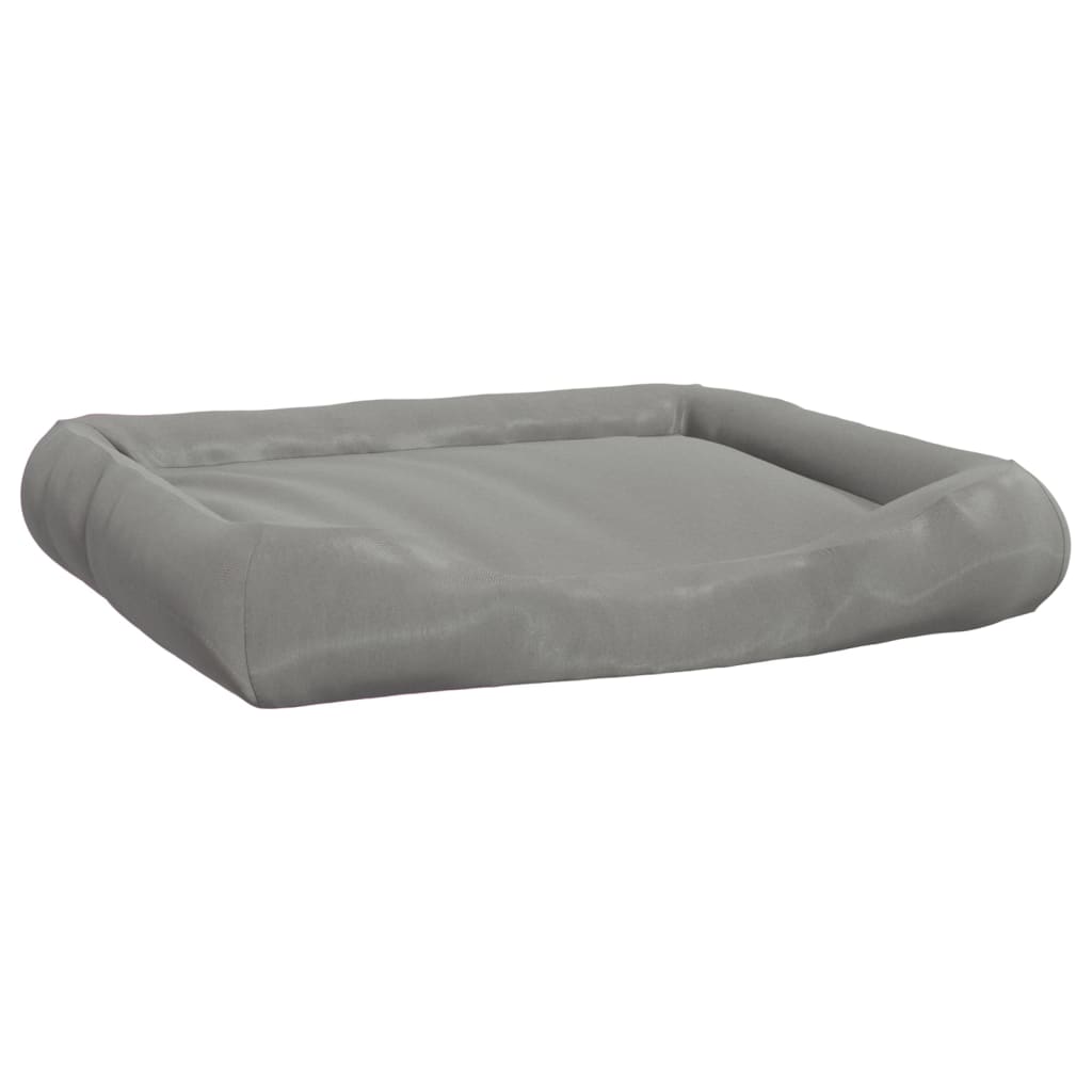 Cuccia per Cani con Cuscini Grigio 135x110x23 cm Tessuto Oxford