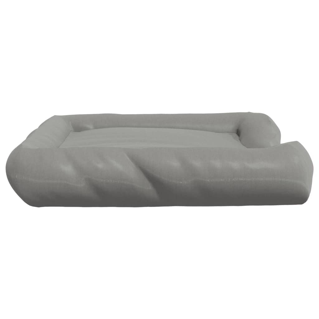 Cuccia per Cani con Cuscini Grigio 135x110x23 cm Tessuto Oxford