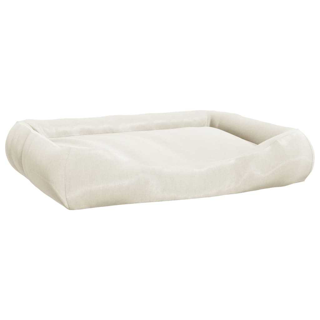 Cuccia per Cani con Cuscini Beige 89x75x19 cm in Tessuto Oxford