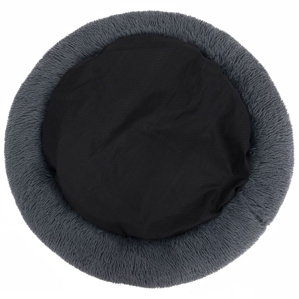 Cuscino Lavabile Cani e Gatti Grigio Scuro 70x70x15 cm Peluche