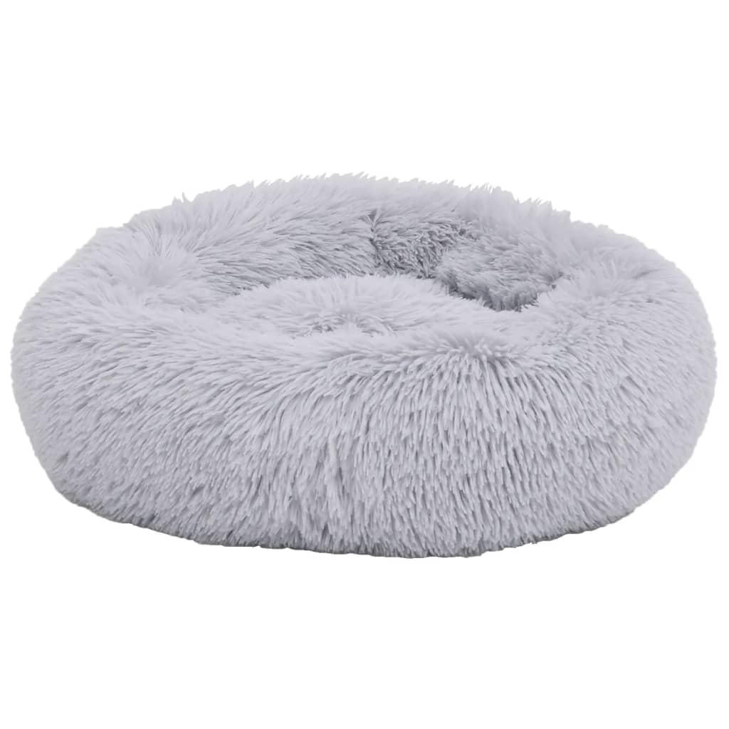 Cuscino Lavabile Cani e Gatti Grigio Chiaro 90x90x16 cm Peluche