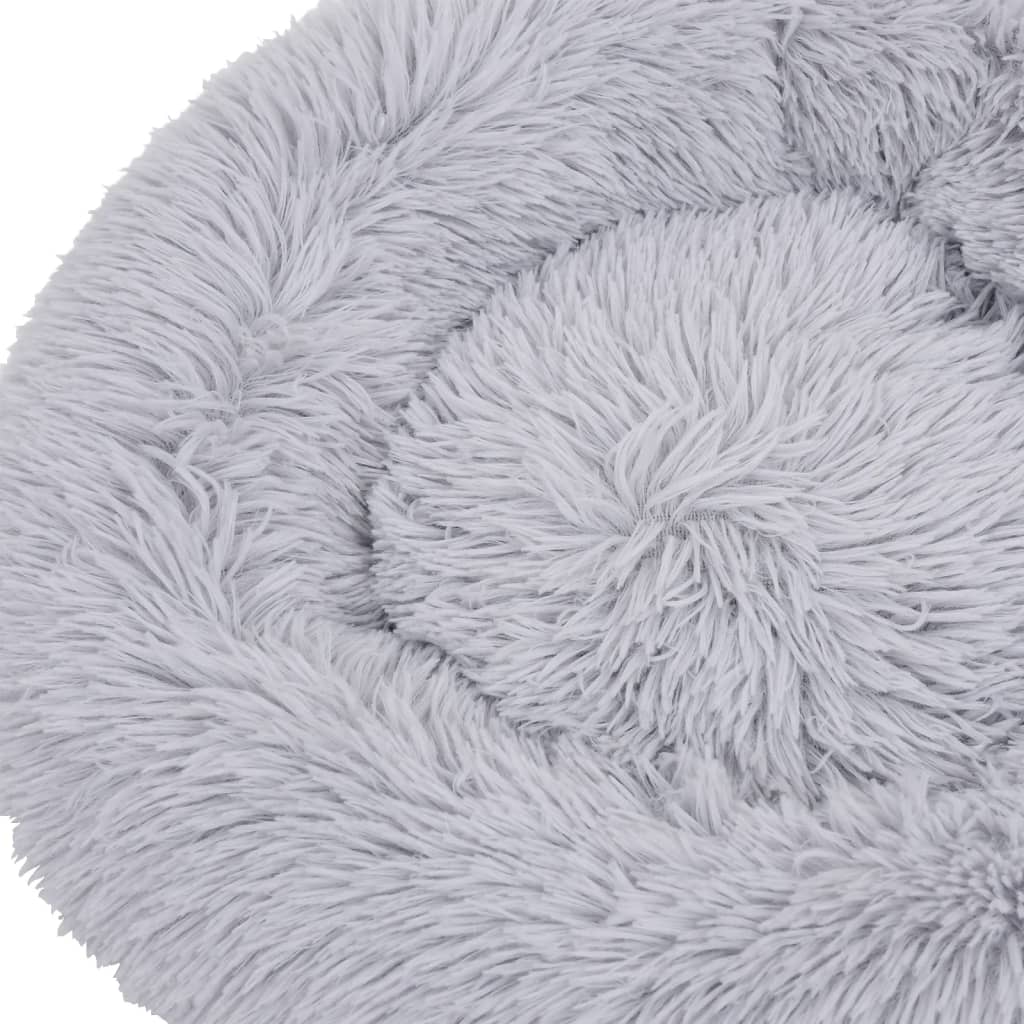 Cuscino Lavabile Cani e Gatti Grigio Chiaro 90x90x16 cm Peluche